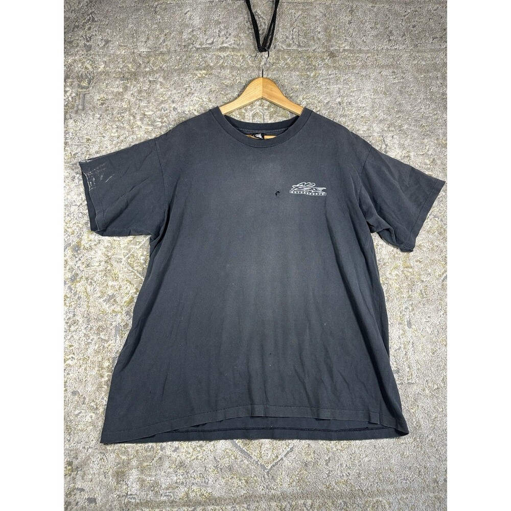Vtg 90s No Fear Balls Cojones T Shirt XL Distressed Skate Graphic Made In USA